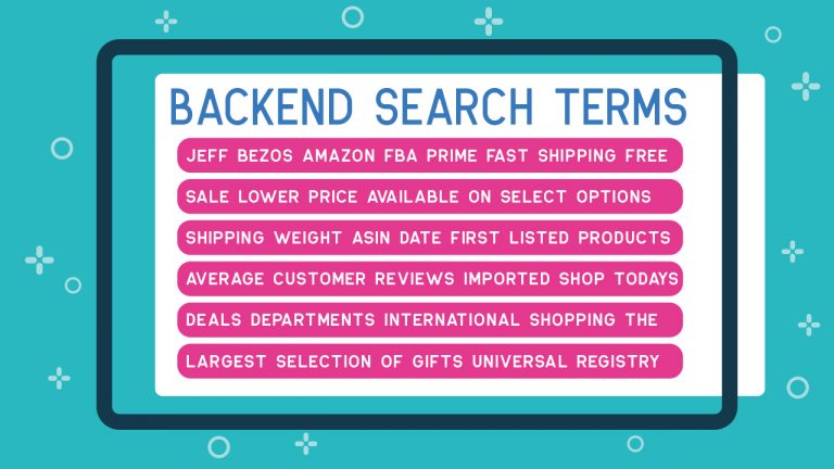 Amazon Backend Search Terms