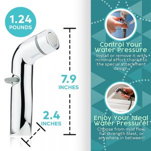 Amazon Photography - Toilet Sprayer With Adjustable Pressure Control - Graphic Design - 2